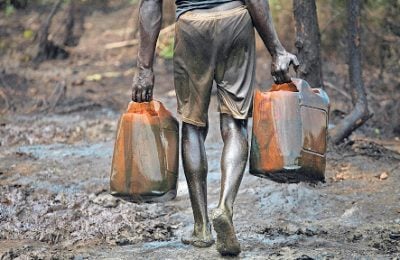 التسرب النفطي في نيجيريا