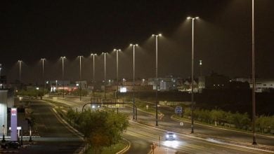 Photo of المدينة المنوّرة تضيء طريق الملك عبد الله بكشّافات (ليد)