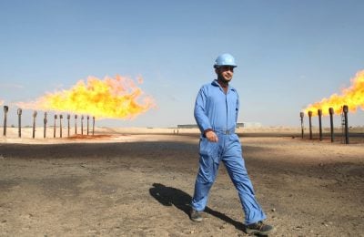 حقل نفطي عراقي - الغاز المصاحب