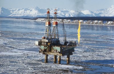 منصة لإنتاج النفط والغاز في بحر الشمال - أرشيفية