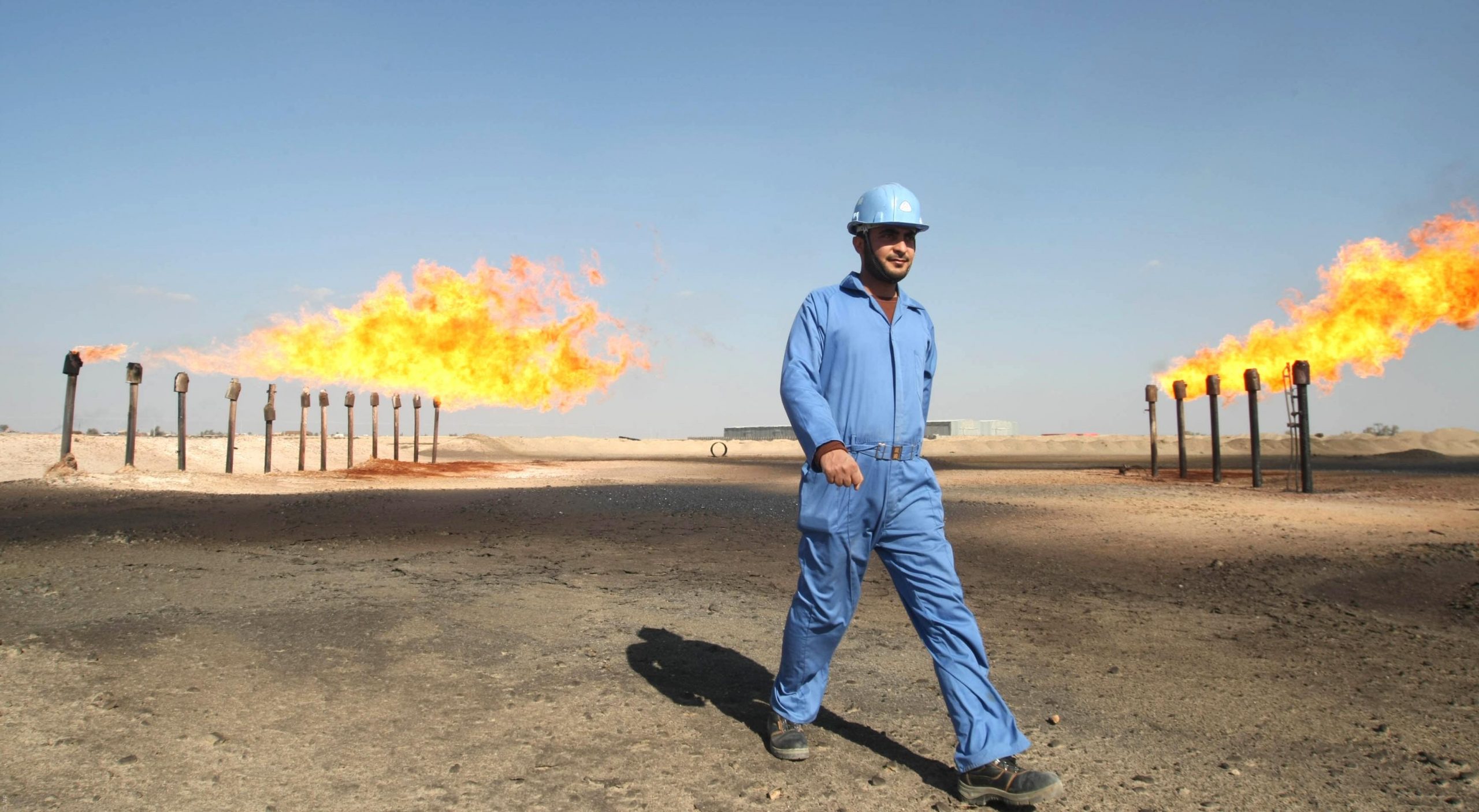 حقل نفطي عراقي - الغاز المصاحب