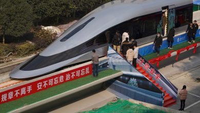 Photo of ماغليف.. قطار صيني يسير بسرعة 620 كيلو مترًا في الساعة