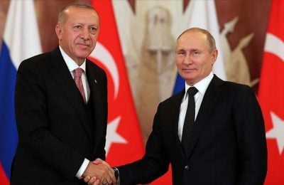 تركيا - فلاديمير بوتين وأردوغان - أرشيفية