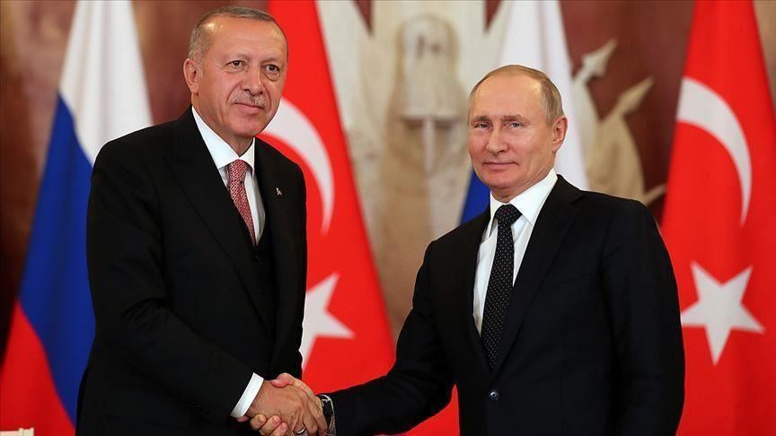 تركيا - فلاديمير بوتين وأردوغان - أرشيفية