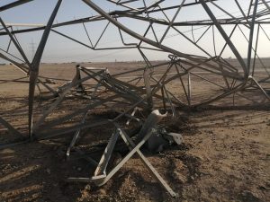 تفجيرات خطوط الكهرباء في العراق
