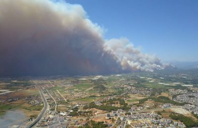 حريق غابات أنطاليا في تركيا