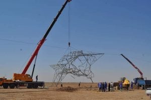 العراق- أبراج الكهرباء