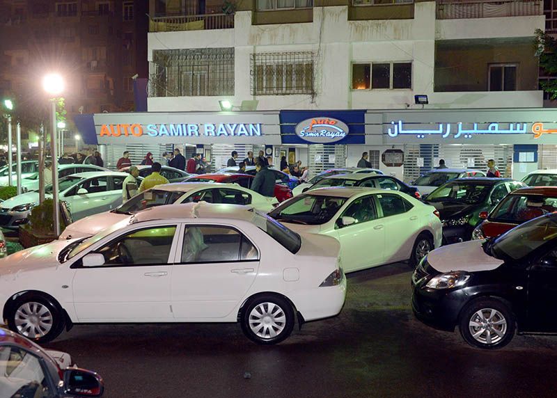 معرض سيارات في القاهرة