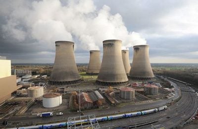محطة دراكس لتوليد الكهرباء من الفحم في بريطانيا