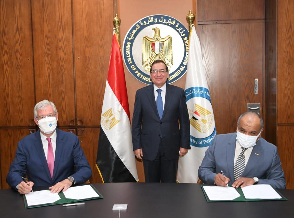 تحول الطاة - الملا يشهد توقيع مذكرة تفاهم بين إنبي المصرية وتكنيب الإيطالية