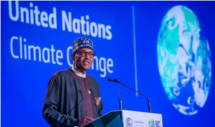 الرئيس النيجيري محمد بخاري في قمة المناخ كوب 26