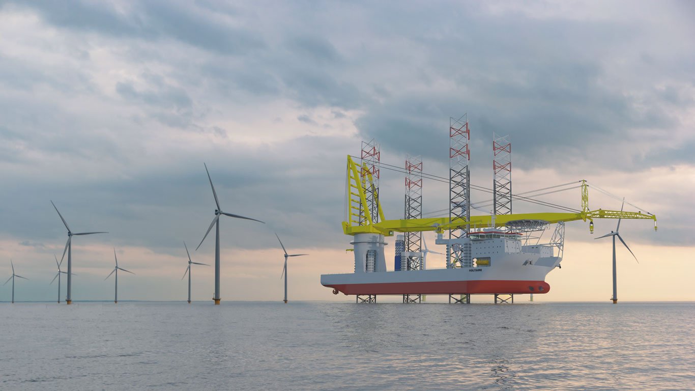 مشروع طاقة الرياح دوغر بنك في بحر الشمال- الصورة من الموقع الرسمي