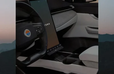 الشاشة الدوارة في سيارة فيسكر أوشن - الصورة من الموقع الإلكتروني للشركة