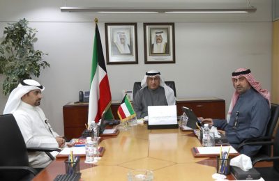وزير النفط الكويتي خلال مشاركته في اجتماع وزراء أوبك