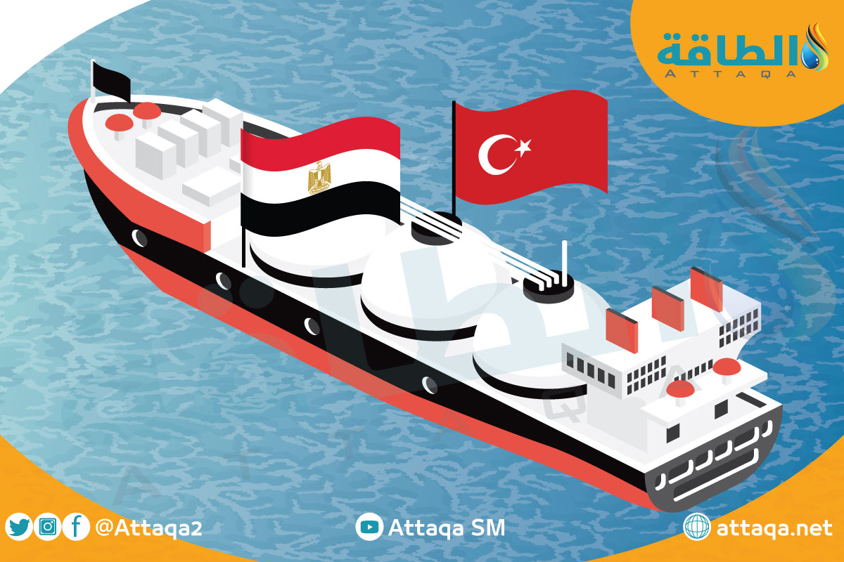 مصر تزود تركيا بالغاز المسال