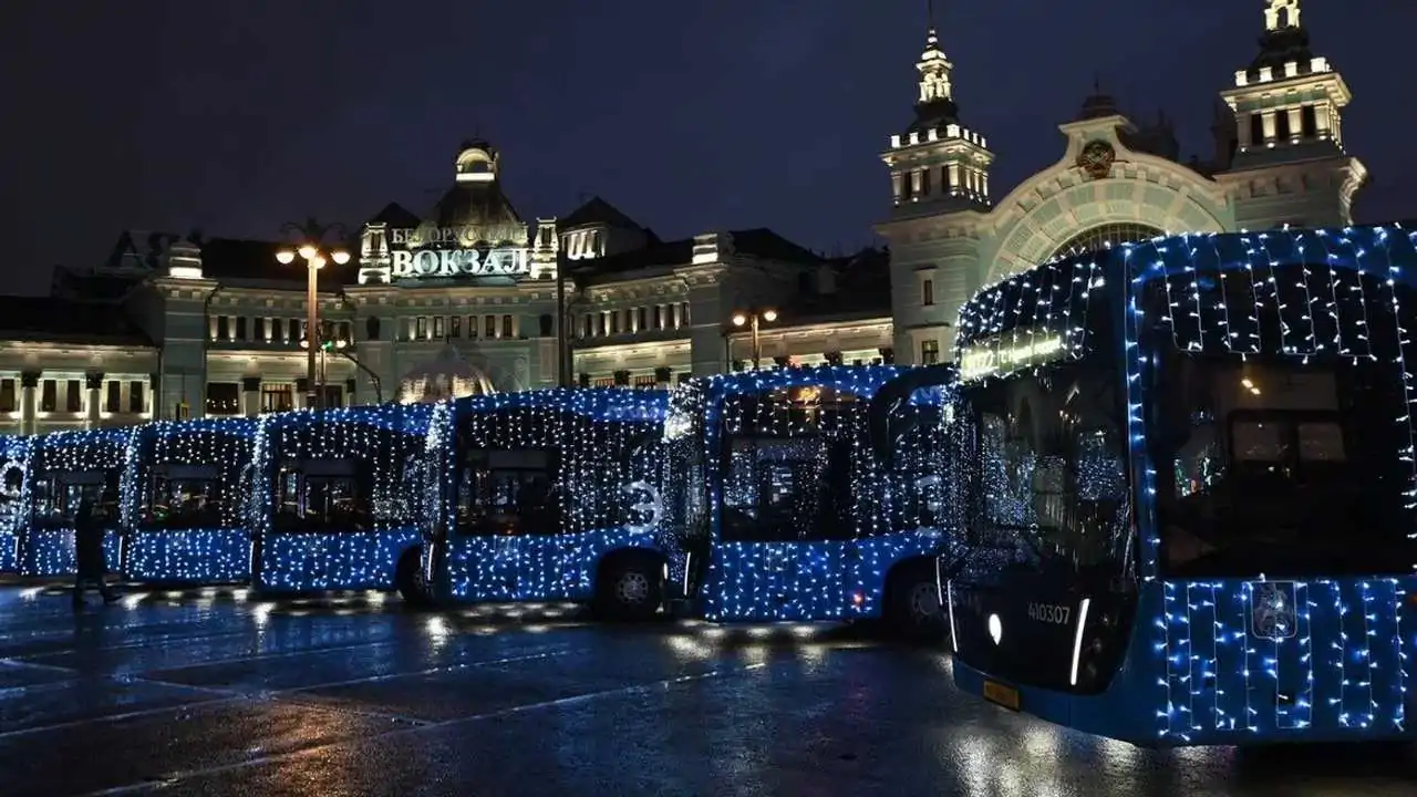 الحافلات الكهربائية في موسكو