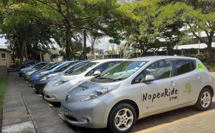 شحن السيارات الكهربائية بالطاقة الشمسية في كينيا