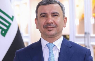 وزير النفط العراقي خلال مشاركته في أسبوع أبوظبي للاستدامة