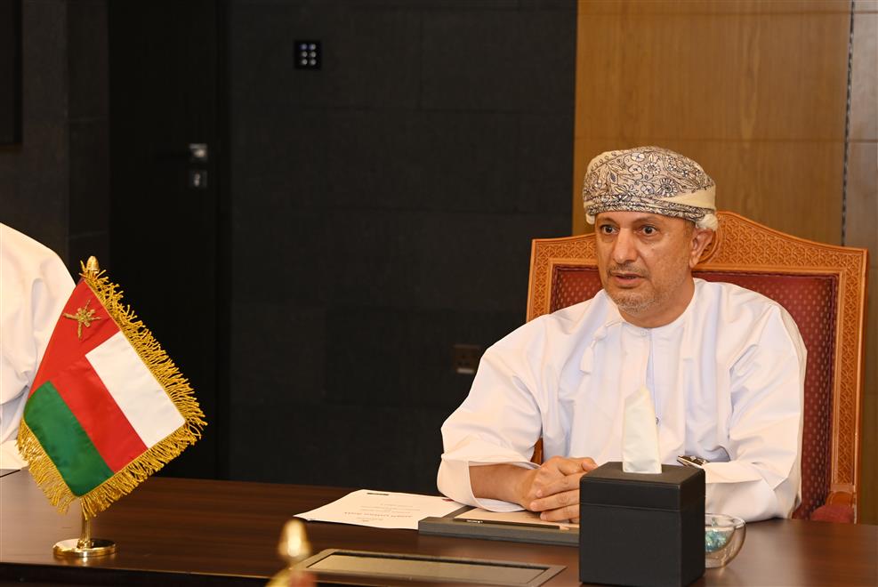 من مراسم توقيع اتفاقية الشراكة بين سلطنة عمان والصندوق السعودي للتنمية