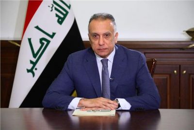 رئيس مجلس الوزراء العراقي مصطفى الكاظمي 