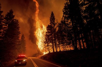 اندلاع حرائق الغابات في ولاية كاليفورنيا 