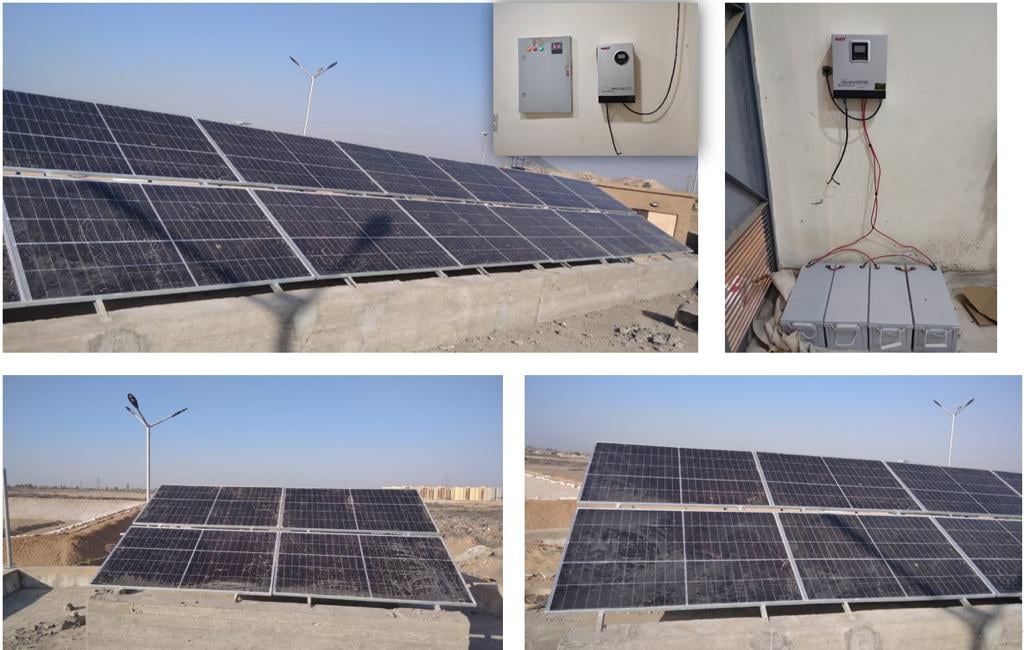 مدافن صحية بالطاقة الشمسية في مصر