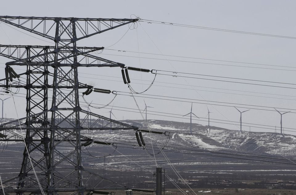 خطوط لنقل الكهرباء في الصين