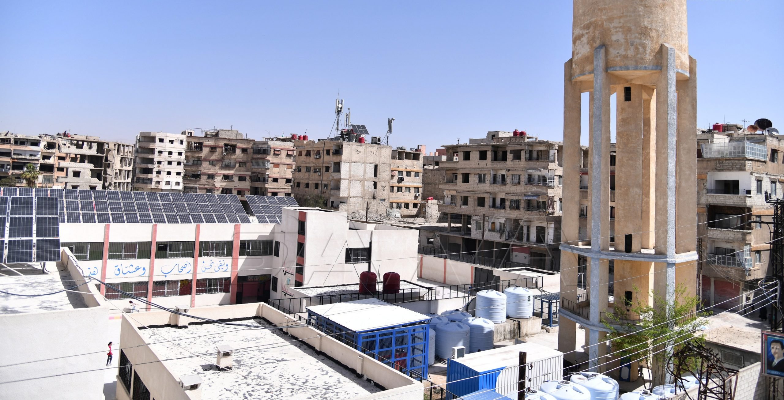 مشروع تحلية المياه بالطاقة الشمسية في ريف دمشق