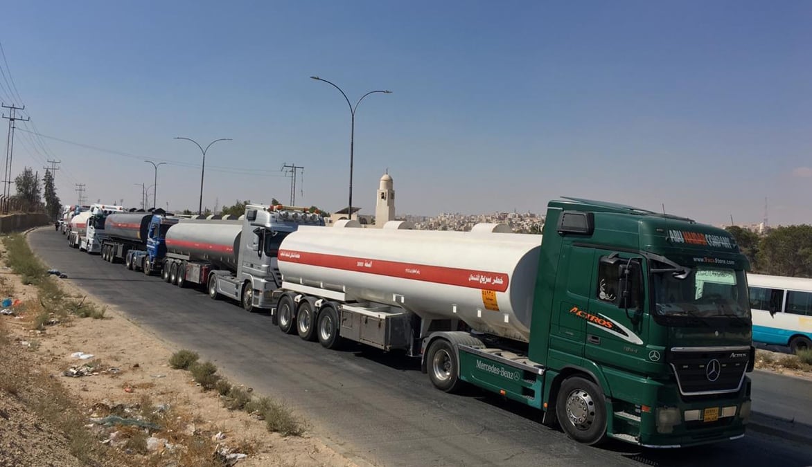 واردات الأردن من النفط العراقى