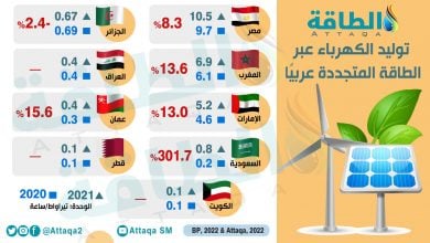 Photo of أكبر الدول العربية توليدًا للكهرباء من الطاقة المتجددة (تقرير)