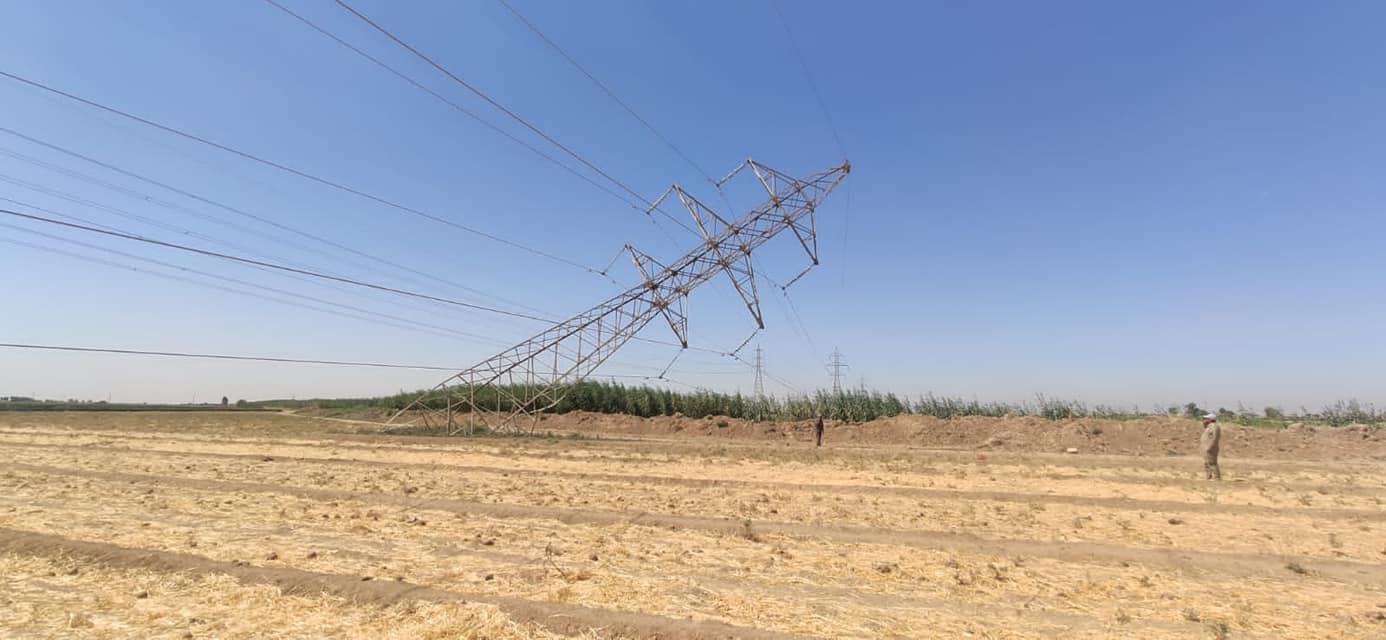 خطوط نقل الكهرباء في العراق