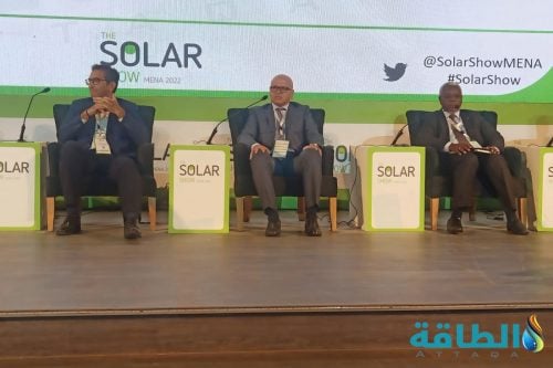 جانب من أعمال معرض الطاقة الشمسية سولار شو مينا 2022 (Solar Show MENA)