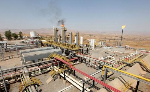 أحد حقول النفط في كردستان العراق