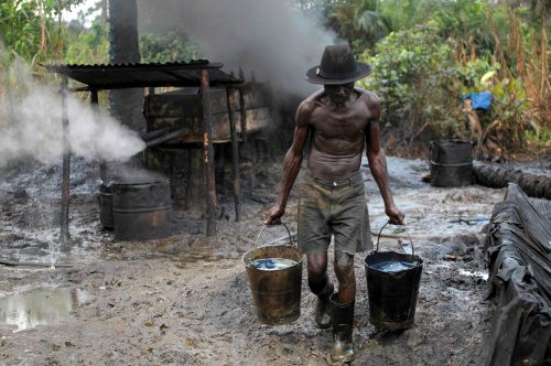 سرقة النفط في نيجيريا
