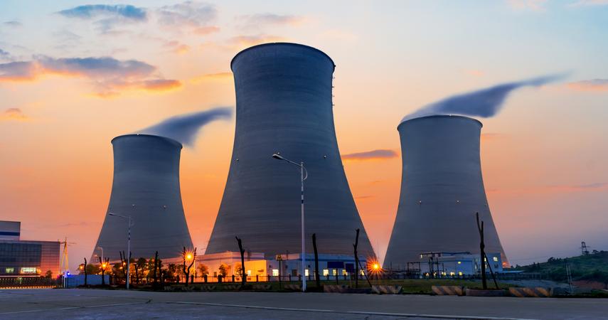 توليد الكهرباء من محطات الطاقة النووية
