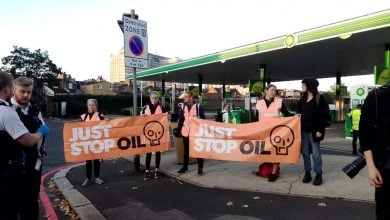 Photo of نشطاء المناخ في بريطانيا يخربون 7 محطات وقود.. وأسعار الكهرباء تشعل الفتيل (فيديو)
