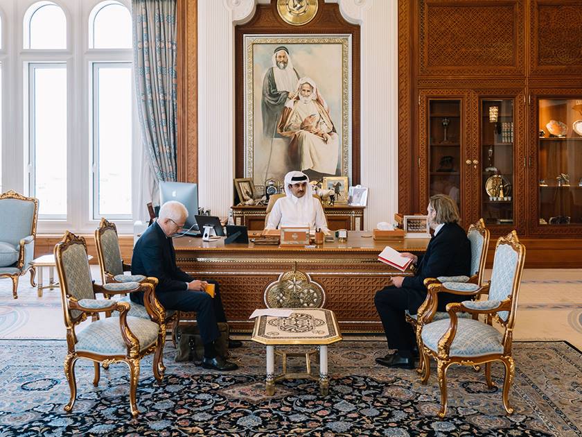 أمير قطر يتحدث عن الغاز القطري إلى أوروبا