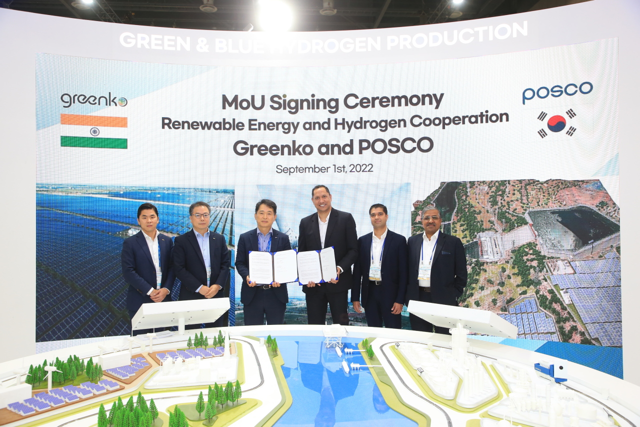 أكبر شركة لصناعة الصلب في كوريا توقع اتفاقية مع شركة هندية