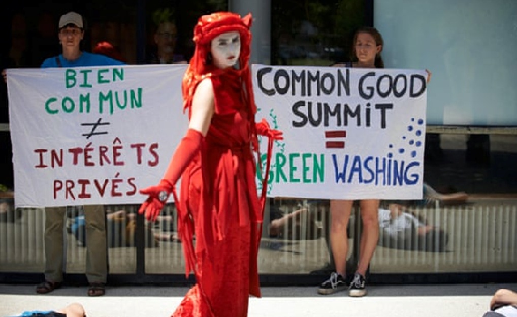 احتحاجات لنشطاء المناخ ضد شركات النفط الكبرى