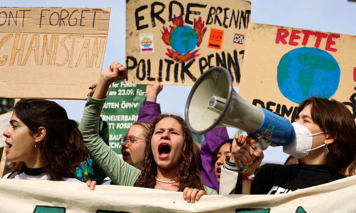 احتجاجات ضد تغير المناخ