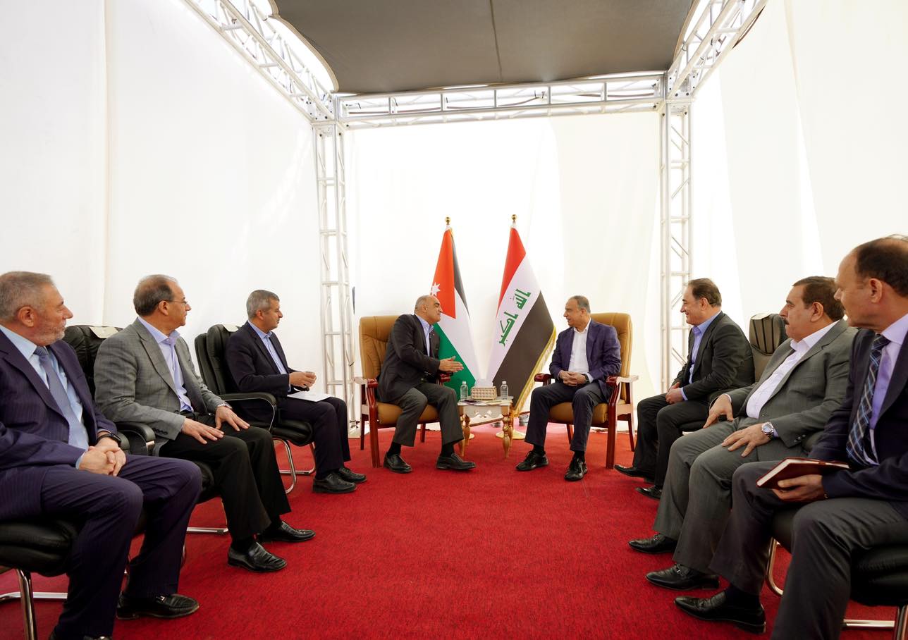 وضع حجر أساس مشروع الربط الكهربائي بين الأردن والعراق