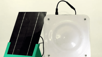 Photo of مصابيح من النفايات الإلكترونية تعمل بالطاقة الشمسية
