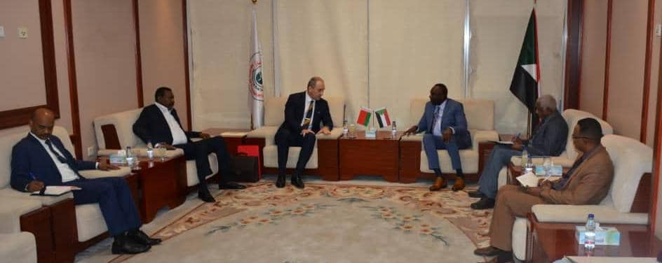 وزير الطاقة في السوداني مع سفير بيلاروسيا