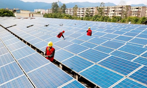 مشروعات الطاقة الشمسية في الصين