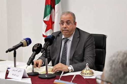 وزير الصناعة الجزائري، أحمد زغدار،