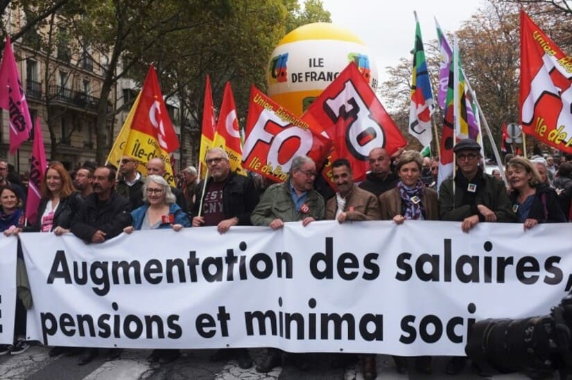 إضراب موظفي شبكتي الغاز والكهرباء في فرنسا