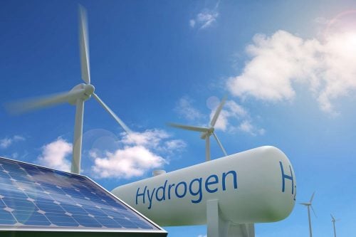 إنتاج الهيدروجين الأخضر من مصادر الطاقة المتجددة