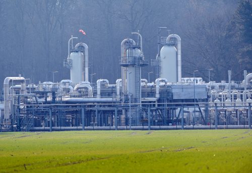 مستودع لتخزين الغاز في ألمانيا
