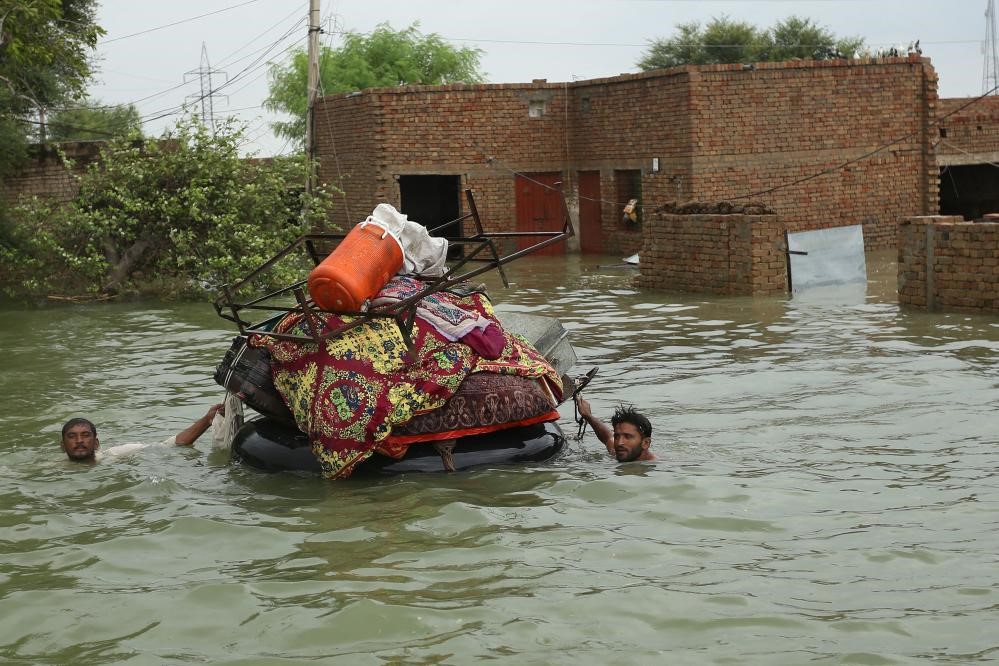 من الكوارث المناخية في باكستان