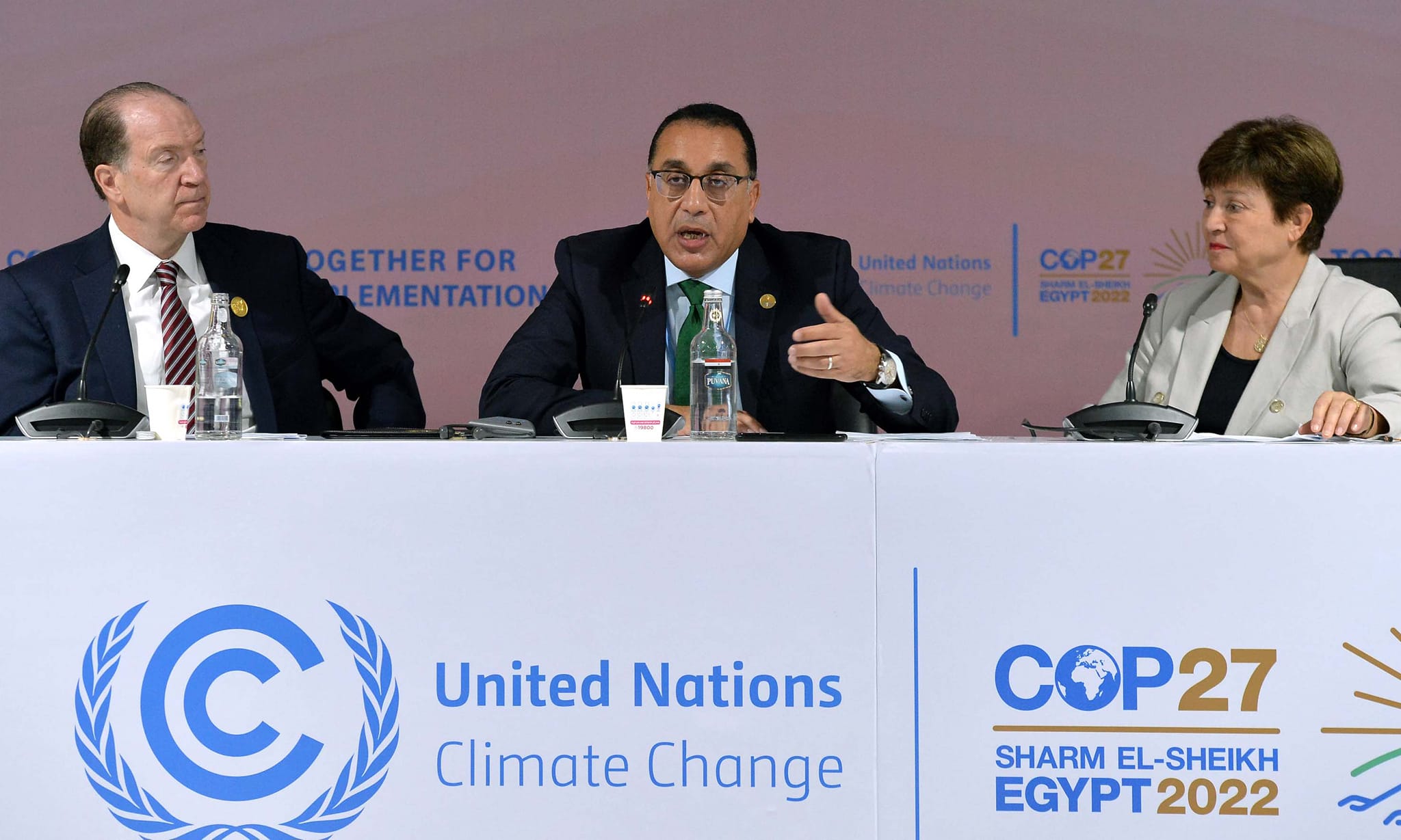 د. مصطفى مدبولي يلقي كلمته في افتتاح "يوم التمويل" في قمة المناخ
